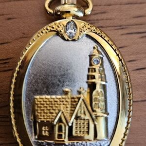 Thomas Kinkade Watch Necklace Pendant
